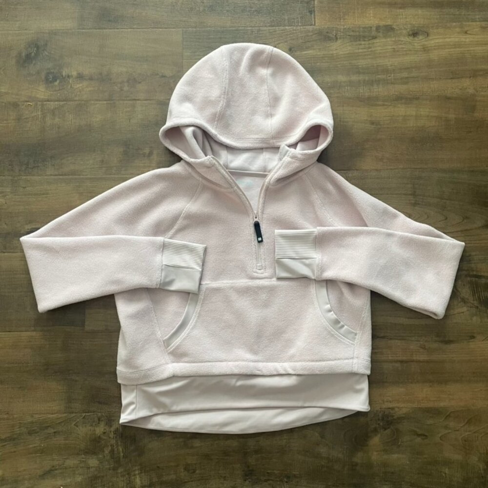 FLX Active Fleece Half‎ Zip Hoodie Pullover Pink Size Small